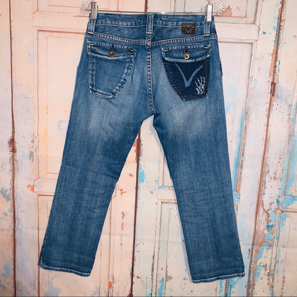Vigoss Denim - Vigoss Studios Bentley Back Flap Pockets Capri's